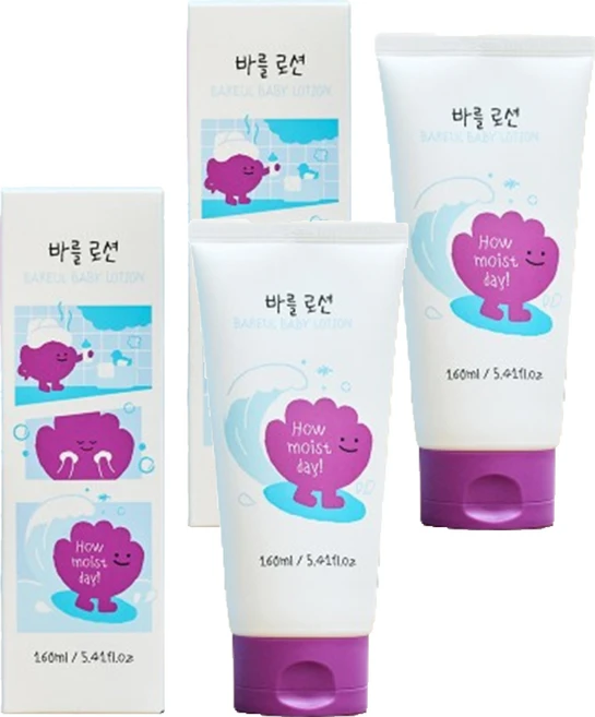 바를 유아용 로션 튜브형, 160ml, 2개