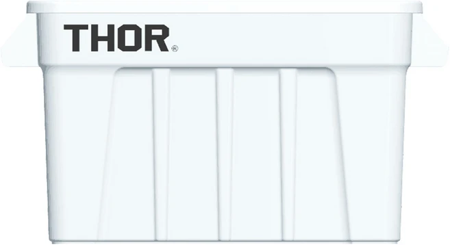 트러스트 THOR 다용도 토트 박스 75L + 덮개, 흰색, 1세트