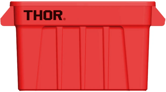 트러스트 THOR 다용도 토트 박스 75L + 덮개, 빨강, 1세트