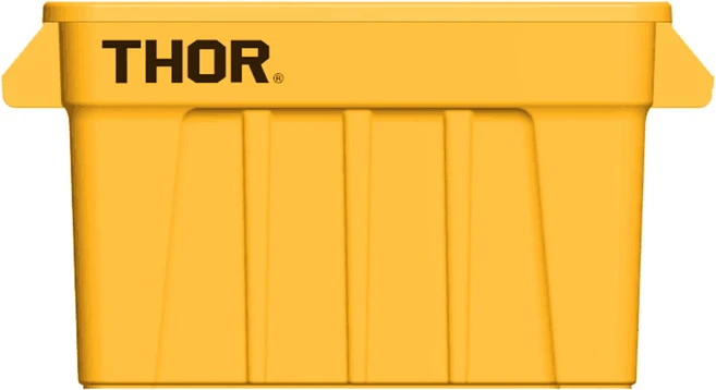 트러스트 THOR 다용도 토트 박스 75L + 덮개, 노랑, 1세트