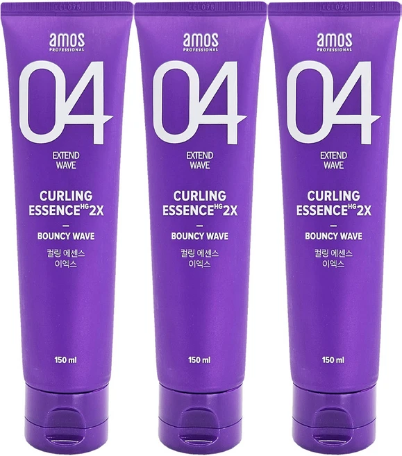 아모스 컬링에센스 2x 헤어에센스, 150ml, 3개
