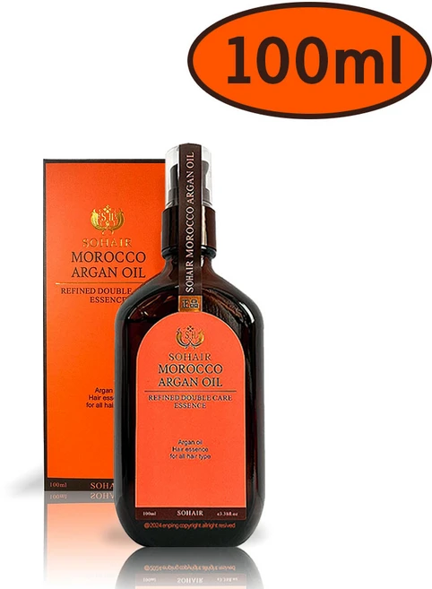 쏘헤어 모로코 아르간오일 리파인드 더블케어 에센스 100ml 1병, 1개