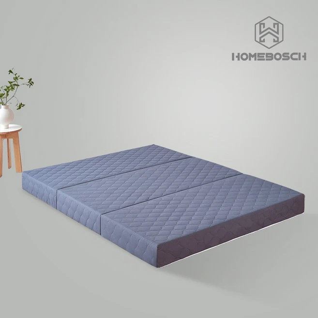 HOMEBOSCH 3단 접이식 매트리스 16cm (슈퍼싱글 퀸) 토퍼 수면매트 바닥매트