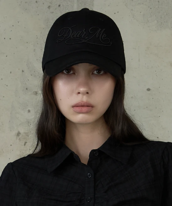 DEARME 뉴 타입 볼캡 블랙블랙, BKBK