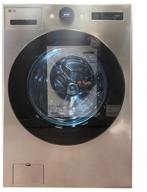 LG 트롬 FX25VSR 오브제컬렉션 드럼 세탁기 스테인리스 실버 25kg 일렉