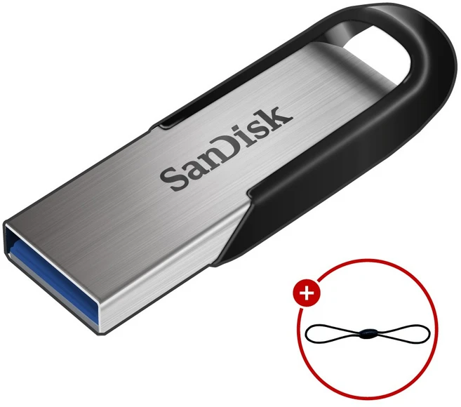 샌디스크 Ultra Flair 울트라 플레어 USB 3.0 SDCZ73 + USB 고리줄, 1개, 256GB