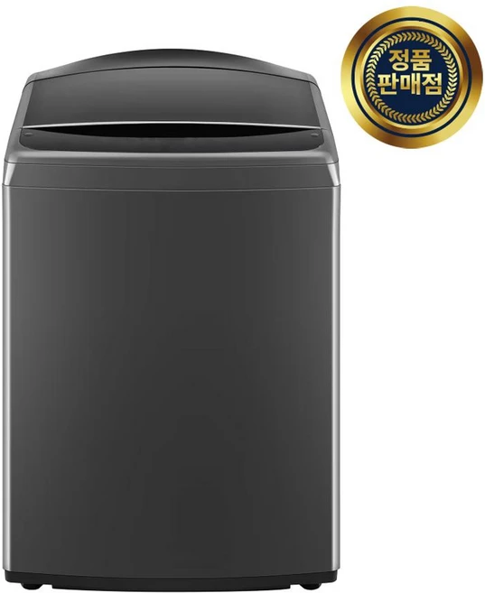 LG 통돌이 일반세탁기 17KG 블랙스테인리스 T17MX3 깔끔 모던 친절 설치 가전은 역시