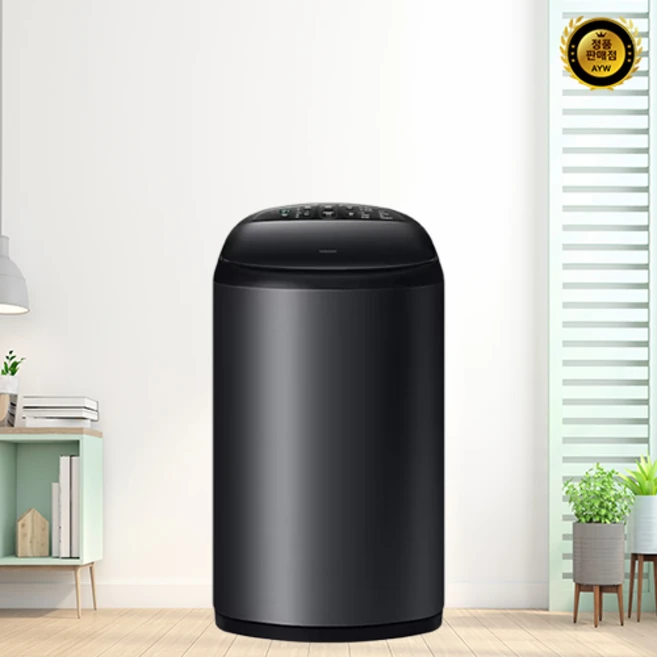 삼성전자 아가사랑 세탁기 WA30DG2120EE 3kg 방문설치, WA30DG2120BV, 블랙캐비어