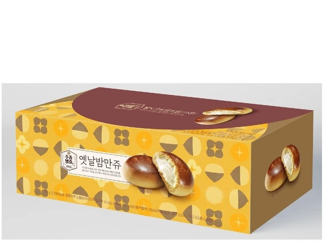 삼립 옛날 밤만쥬 빵 30개입 750g, 1개
