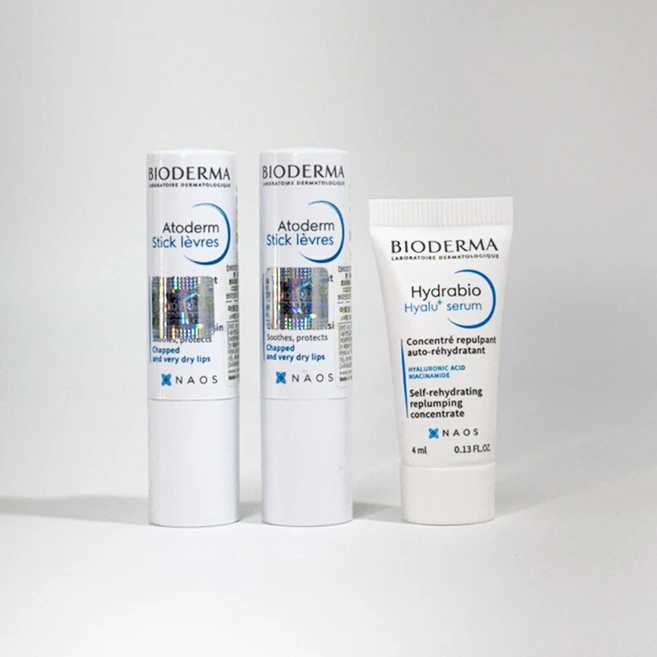 바이오더마 아토덤 스틱 레브르 립밤 + 바이오더마 샘플증정, 2개, 4g, 라즈베리향