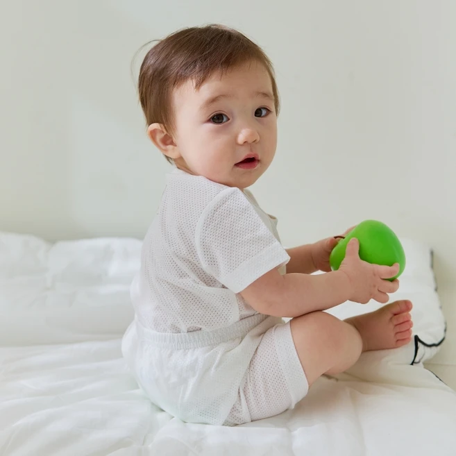 아이숲 아동용 잼잼 모달메쉬 반팔실내복 상하의 세트