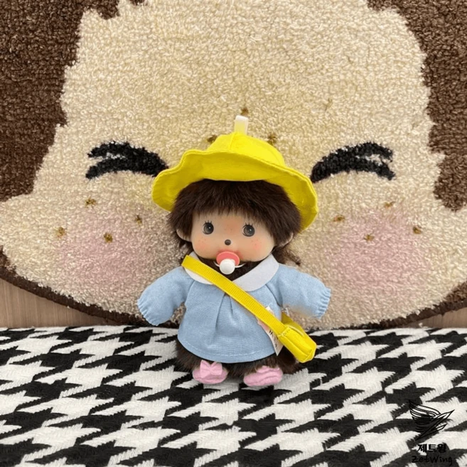 몬치치인형 monchhichi 세키구치 15cm 1, 1, 15cm(체인 포함)