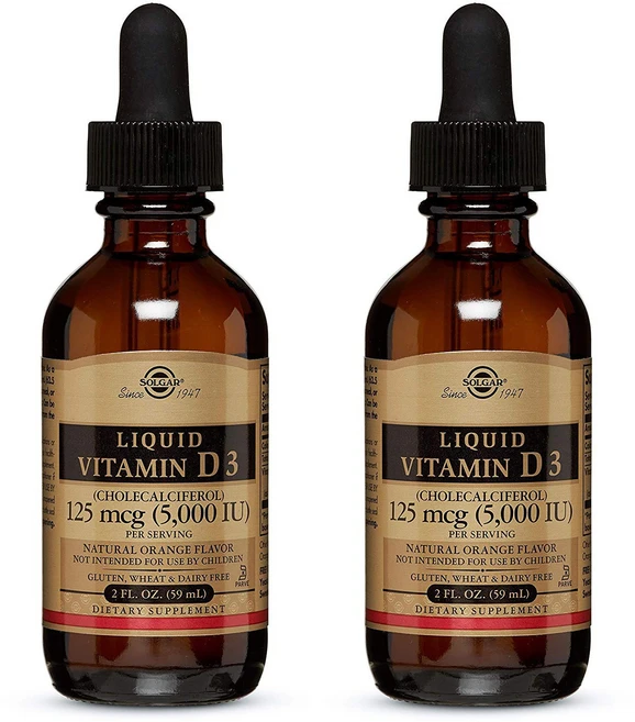솔가 리퀴드 비타민 D3 5000IU, 59ml, 2개