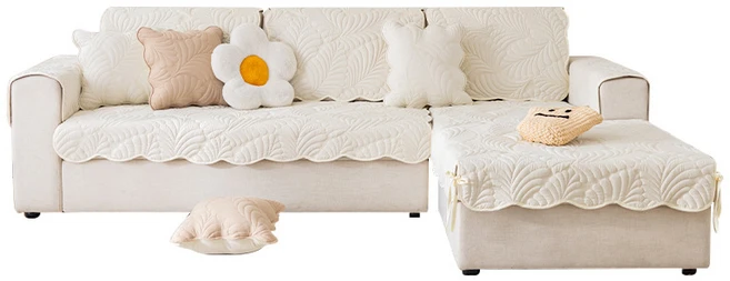 ALLILIO 미끄럼방지 사계절 쇼파매트 업그레이드된 3세대 논슬립 워싱면 돗자리 순면 워싱 소파패드