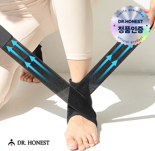 정직한닥터 발목 보호대 아대 밴드 남녀공용, 1개
