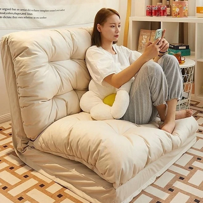 아르디스 2인용 접이식 좌식 소파베드, 아이보리