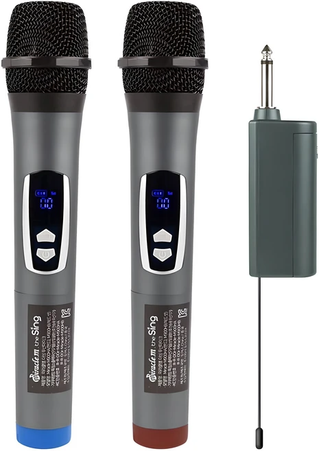 미라클엠 무선 더씽 마이크 2p + 수신기 세트, M900-HA, 혼합색상
