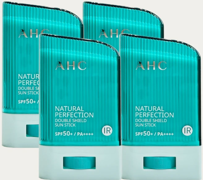 AHC 내추럴 퍼펙션 선스틱 22g SPF50+/PA++++, 4개