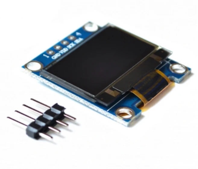 아두이노 OLED 모듈 WHITE 128X64 0.96인치 4핀 4PIN I2C (납땜 X), 1개