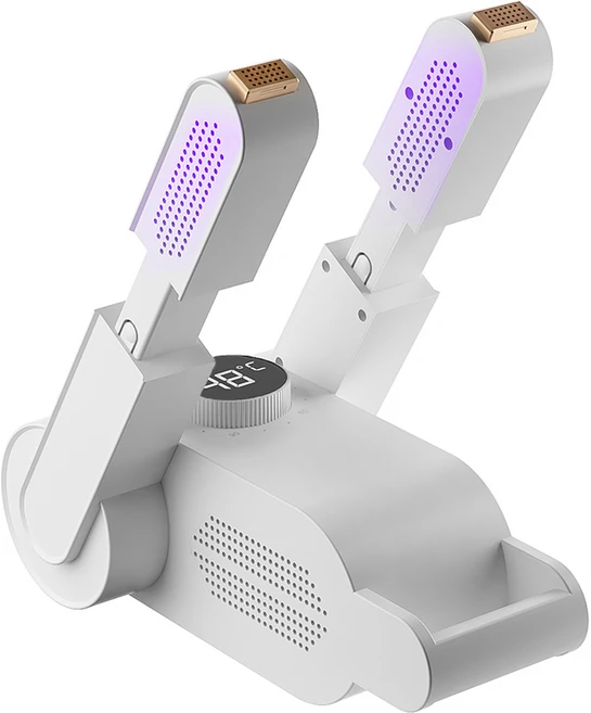 Detao 신발 건조기 가정용 신발 건조기 휴대용 신발 건조기 신발건조기 신발 냄새제거 겨울 신발 건조 접이기 가능 화이트