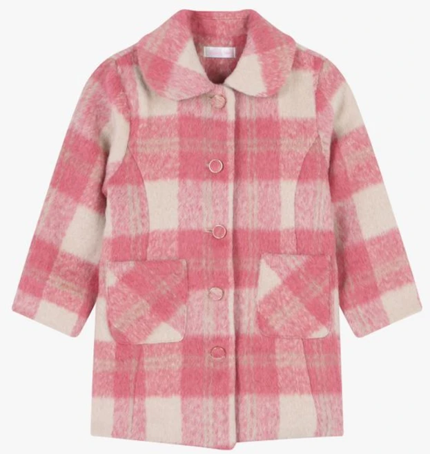 로엠걸즈!! (깔끔하고 예쁨+ 단정 체크 코트