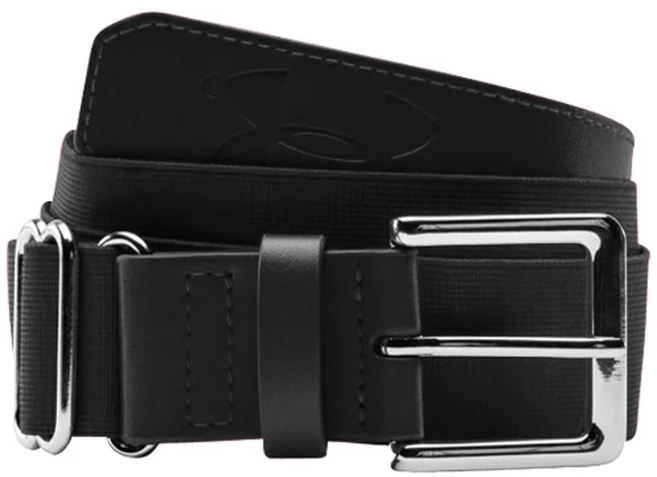 언더아머 야구벨트 조절식 밴드형 성인용 46인치 1252084, 블랙, 1개