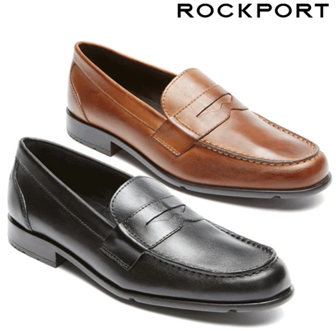 락포트 Rockport 남성 클래식 페니 로퍼 블랙 코냑 M76443 M76445 2종