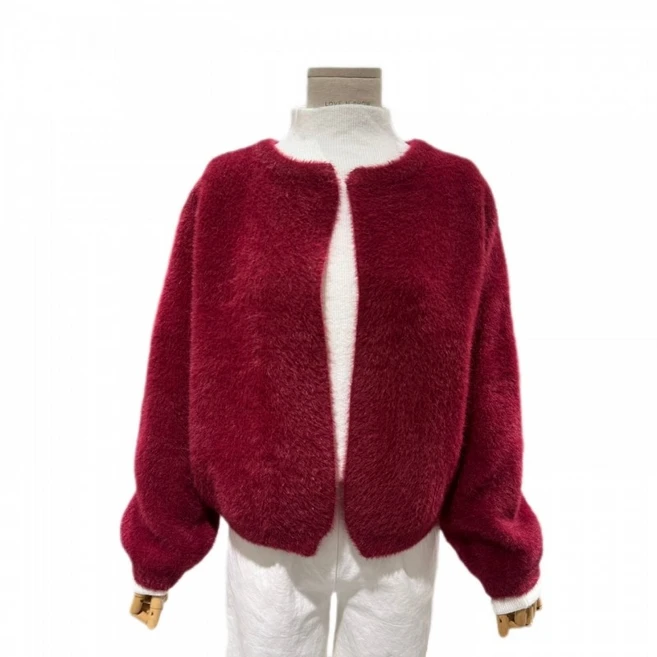 러브앤쇼 앙고라 니트 가디건 LCELPCD01