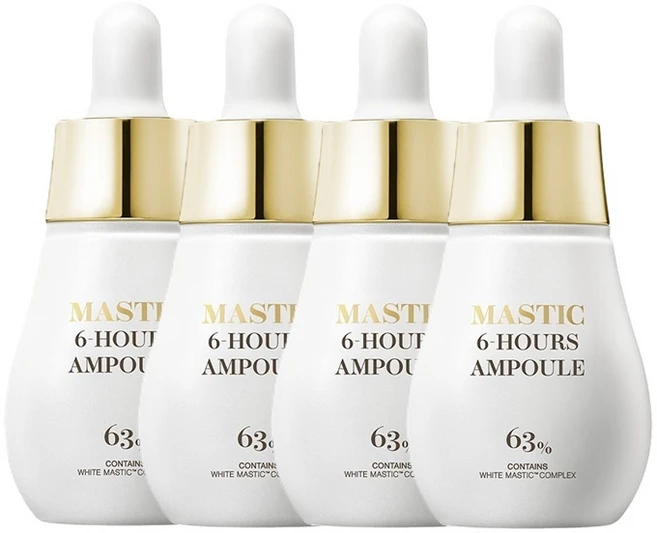 [공식판매처] 매스티나 화이트매스틱 식스아워스 기미 미백 화이트닝 앰플 15ml (스포이드 타입), 4개