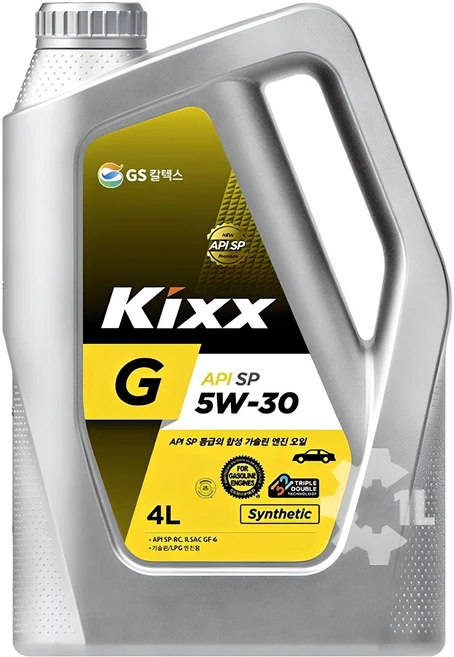 KIXX G 5W30 SP 4L 가솔린 엔진오일, 1개