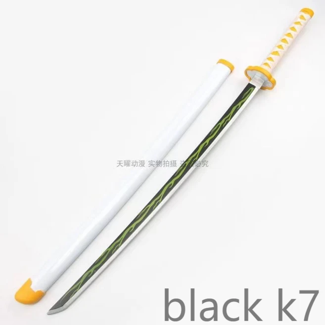 코스프레 검 일륜도 칼 목검 42종 75cm 104cm 거치대 포함, 05_아카 젠이A M-75cm