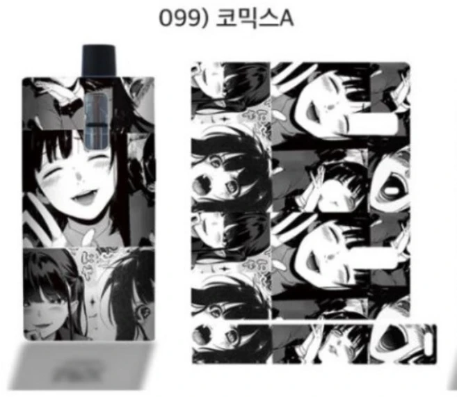 유웰 발라리안 맥스 스킨 스티커 + TPU투명케이스 SET, 1개, 코믹스A(099)+TPU투명케이스세트