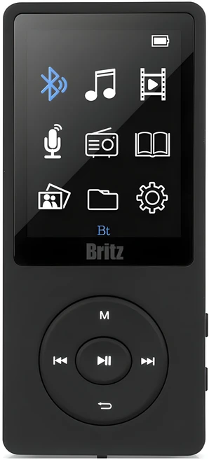 브리츠 블루투스 MP4 플레이어 8GB, BZ-MP4800, 블랙