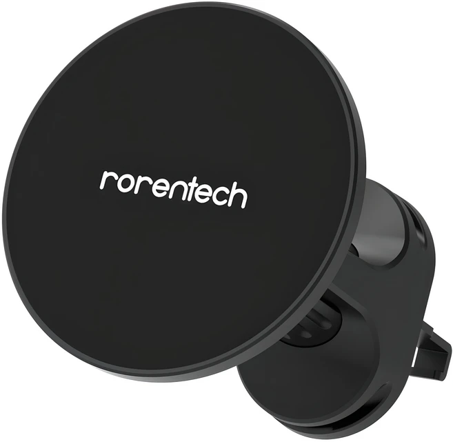 로랜텍 톡톡 마그네틱 맥세이프 차량용 핸드폰 거치대, 블랙, 1개