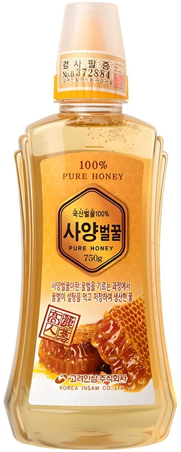 고려인삼 사양벌꿀, 750g, 1개