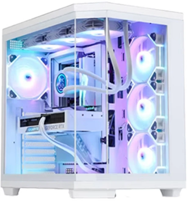 쥐씨 라이젠7 9800X3D 수냉 그래픽카드는 따로 반본체 조립컴퓨터