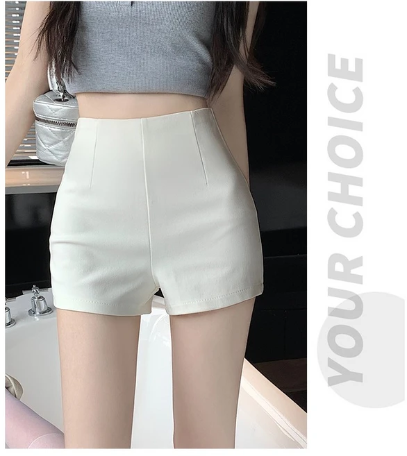 와이드 밀릭 여성 슬림 패션 정장 A라인 반바지