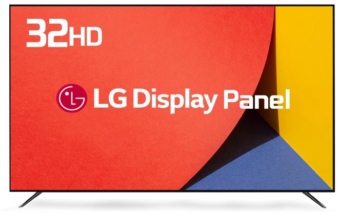티브이지 32인치 HD TV LED, 81cm(32인치), 스탠드형, 스탠드(택배발송)