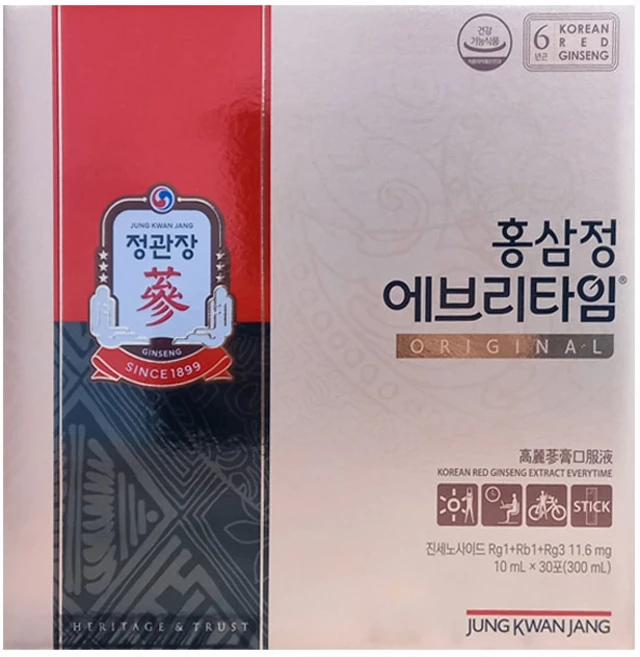 [KT알파쇼핑]정관장 홍삼정 에브리타임 10ml 30포 (쇼핑백 포함), 1개