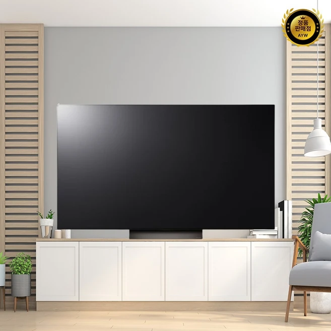 LG전자 4K UHD 올레드 evo TV 방문설치, 스탠드형, OLED55C4ENA, 138cm(55인치)