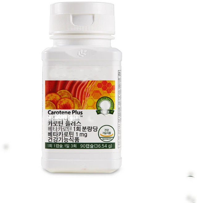 암웨이 / 카로틴 플러스 / 밝은 눈 건강한 피부를 위한 풍부한 베타카로틴, 1개, 90정