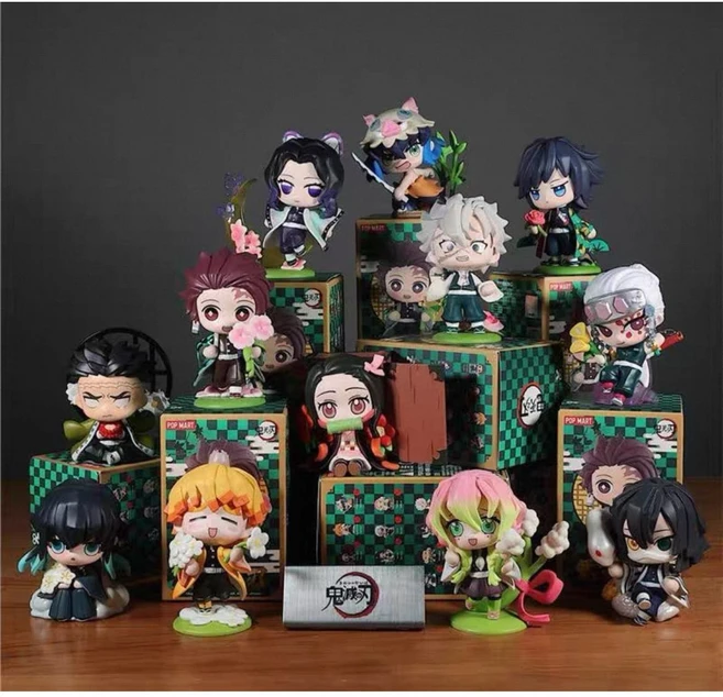 팝마트 귀멸의 칼날 피규어 랜덤 확정 박스 귀칼 굿즈 12종, 1개