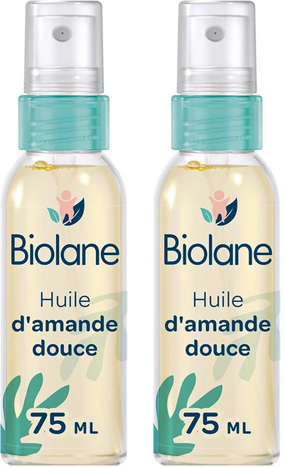 1+1 비올란 유아 스위트 아몬드 오일 75ml 프랑스 Biolane, 2개