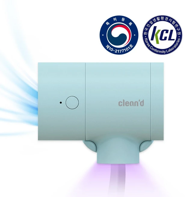 클린디 가정용 무선 여행용 UV 살균 바람 건조 티드라이어 휴대용 무선 칫솔살균기 CL-401, 민트