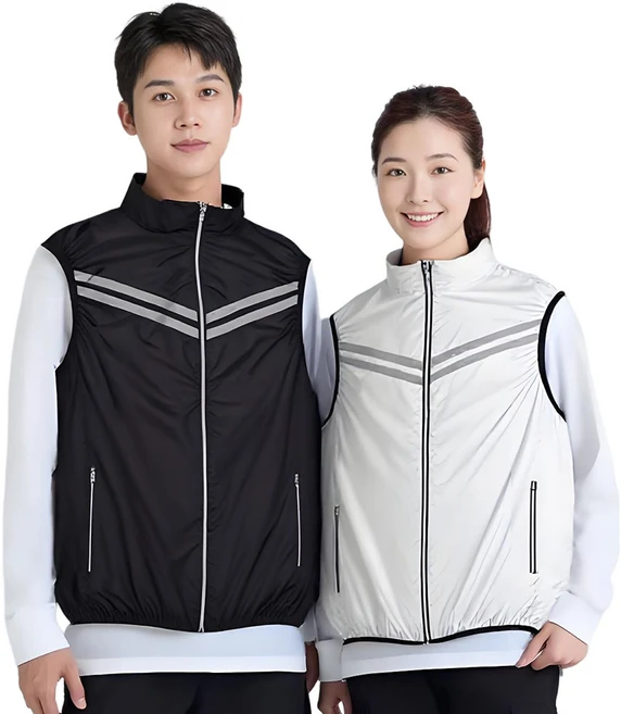 [25년 신상]선풍기 조끼 냉풍조끼 여름작업복 아이스조끼 쿨조끼 골프 등산 낚시 남녀공용-ACS569
