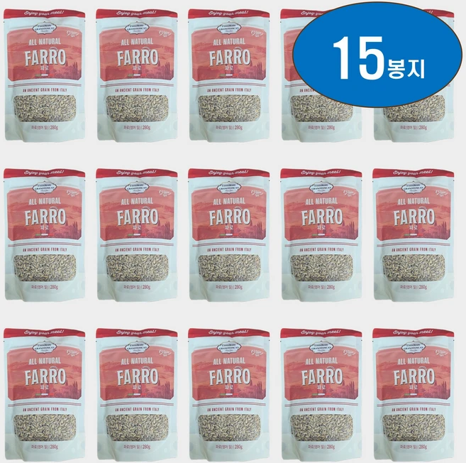 그레인 온 파로(엠머 밀) 280g 15팩 고대곡물, 15개
