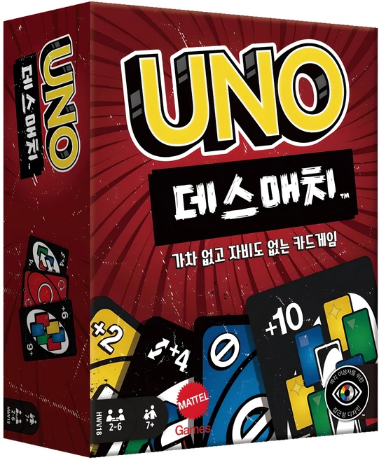UNO 데스매치 카드게임, 혼합색상, 1개