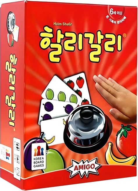 코리아보드게임즈 할리갈리 순발력 게임, 혼합색상, 1개