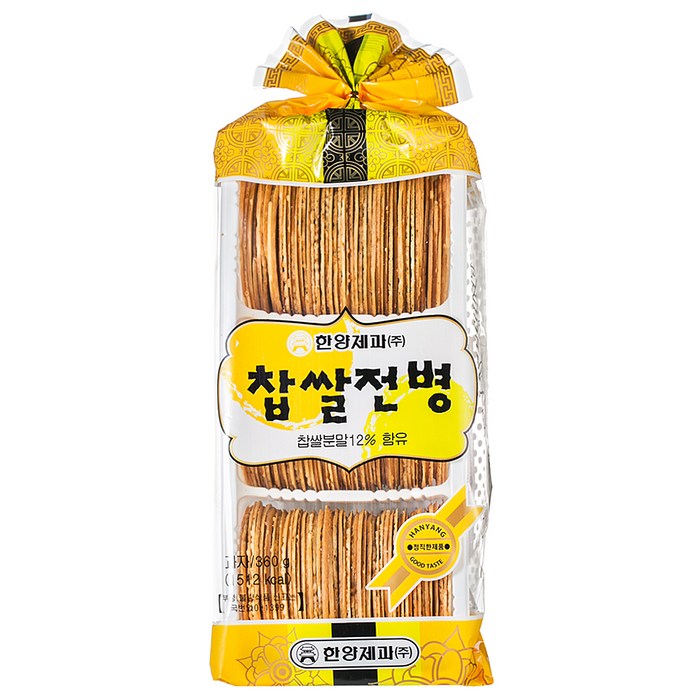 한양제과 찹쌀전병, 360g, 1개 대표 이미지 - 땅콩엿 추천