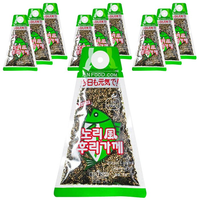 이엔 노리풍 후리가케, 50g, 10개 대표 이미지 - 밥 양념 추천